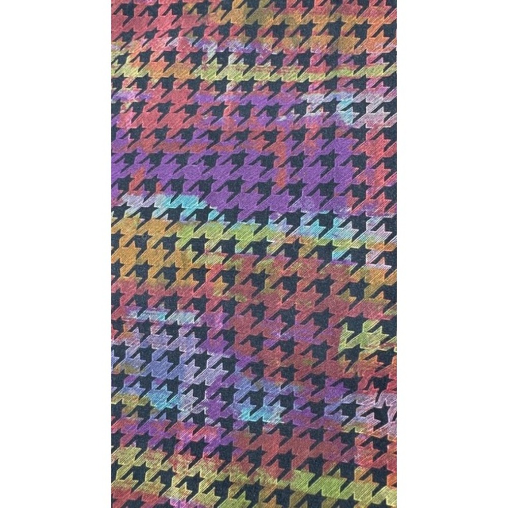Robert Graham Flip Cuff Shirt Men XL Multicolor Houndstooth Abstract Art - Picture 9 of 14